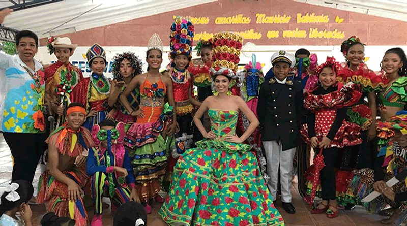 La Reina del Carnaval 2019, Carolina Segebre, sigue su cambambería por toda Barranquilla