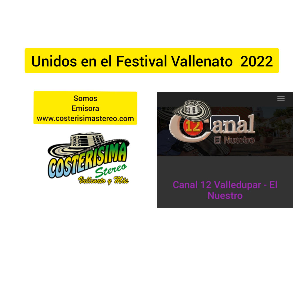 Emisora On line www.costerisimastereo.com transmite en vivo a esta hora : Festival de la Leyenda Vallenata