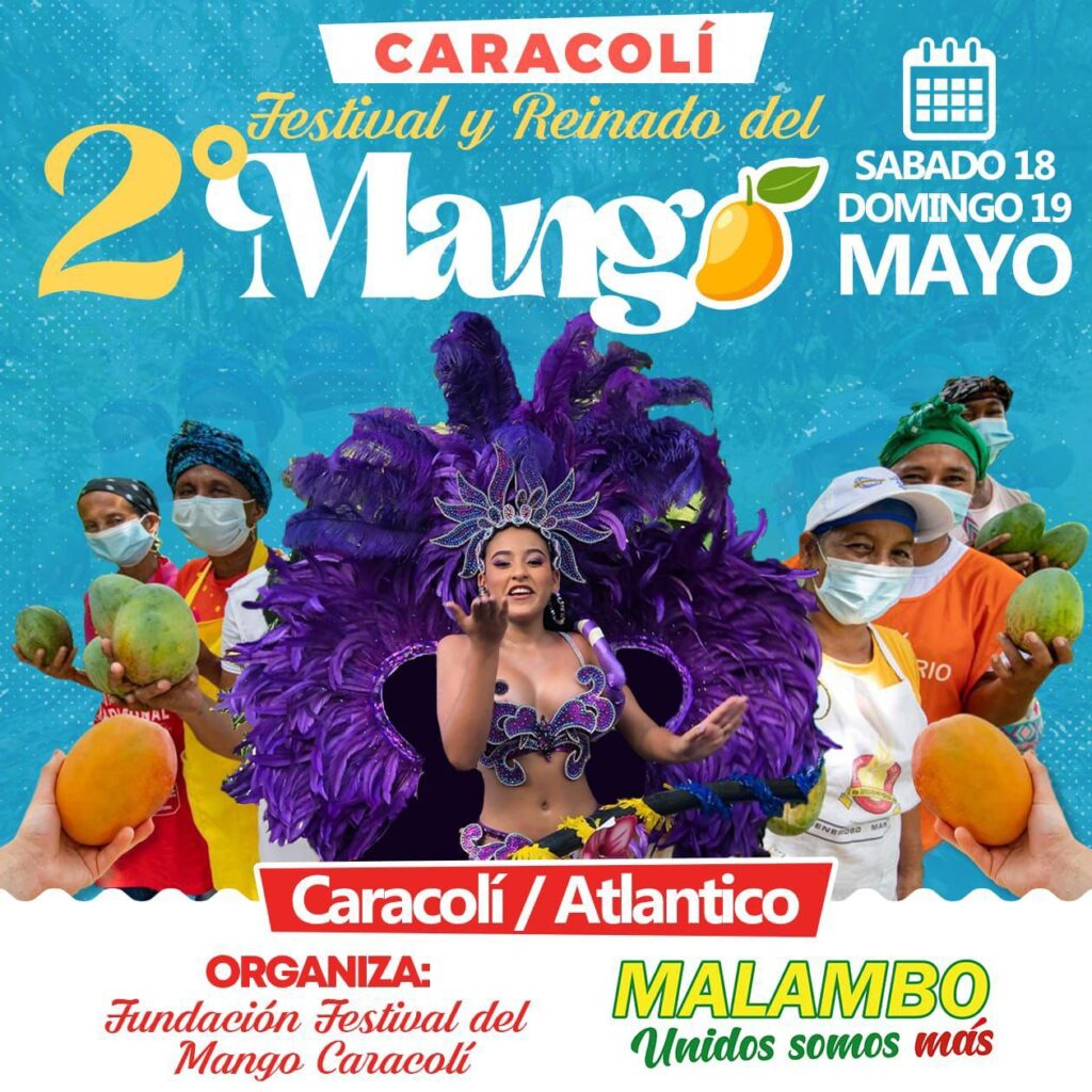 El mango  tiene su  Festival y Reinado en el corregimiento  de Caracolí.