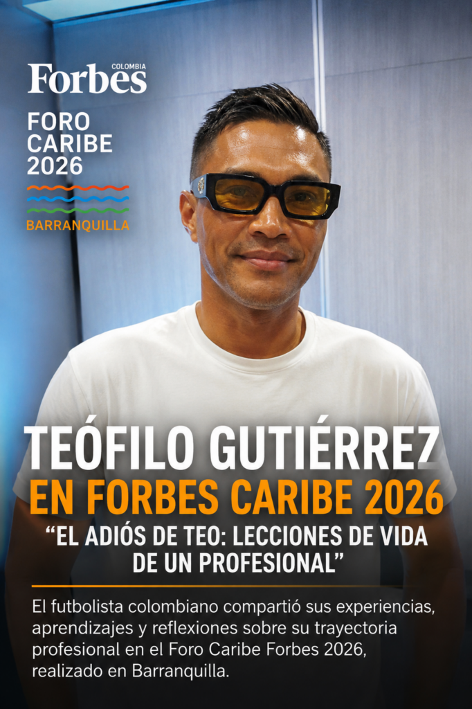 Teófilo Gutiérrez compartió sus lecciones de vida en Forbes Caribe