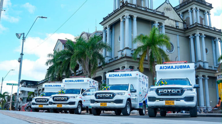 Ambulancias destinadas al fortalecimiento del transporte asistencial en el departamento del Chocó.